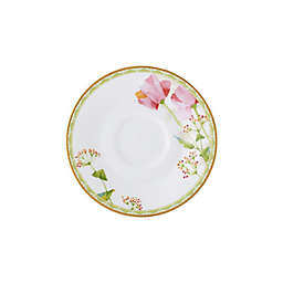 Noritake® Poppy Place Saucers in White/Pink (Set of 4)