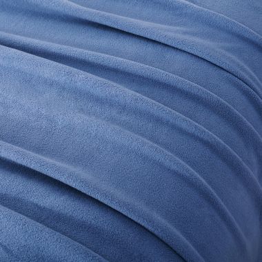 Simply Essential&trade; Microfleece Full/Queen Blanket in Country Blue. View a larger version of this product image.