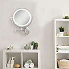 Alternate image 1 for Zadro&trade; 5x/1x Dual Sided Fluorescent Lighted Wall Mirror