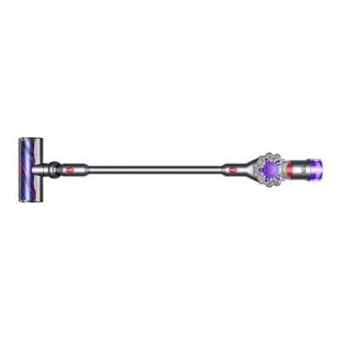 Dyson V8 Cordless Stick Vacuum in Silver/Nickel. View a larger version of this product image.