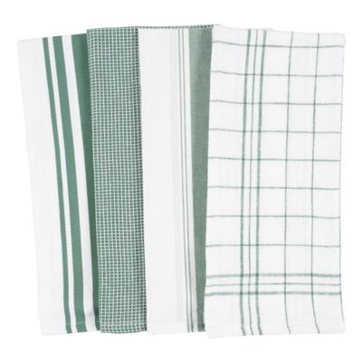 Our Table&trade; Select Multi Purpose Kitchen Towels in Dark Ivy (Set 4)