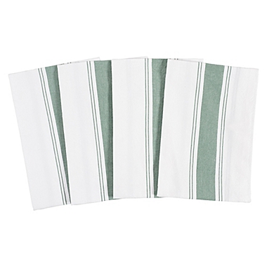 Our Table&trade; Select Flour Sack Kitchen Towels in Dark Ivy (Set of 4). View a larger version of this product image.