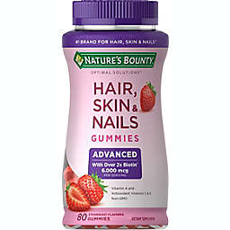 Nature's Bounty® 80-Count Advanced Hair, Skin & Nails Gummies