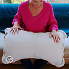 Alternate image 4 for Smilo&reg; Monarch Waterproof Pillow Cover in Grey/Orange
