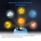 Alternate image 5 for VTech BC8313 Smart Sleep Training Soother Night Light and Glow-on-Ceiling Projector