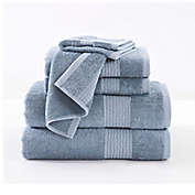 Brooklyn Loom&reg; Cotton TENCEL&trade; 6-Piece Towel Set in Blue