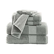 Brooklyn Loom&reg; Cotton TENCEL&trade; 6-Piece Towel Set in Sage Green