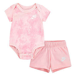 Nike® Size 6M 2-Piece Bodysuit and Short Set in Arctic Punch