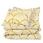 Alternate image 4 for The Novogratz Feather Palm 3-Piece King Comforter Set in Mustard