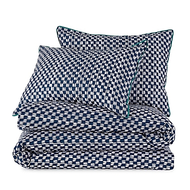 The Novogratz Petite Check 3-Piece Comforter Set. View a larger version of this product image.