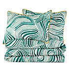 Alternate image 6 for The Novogratz Zebra Marble 3-Piece King Comforter in Teal