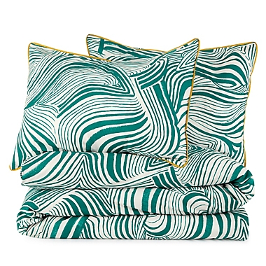The Novogratz Zebra Marble 3-Piece Comforter. View a larger version of this product image.