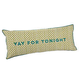 The Novogratz "Yay For Tonight" Body Pillow in Green
