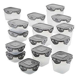 Rachael Ray® 30-Piece Leak-Proof Food Storage Container Set in Gray