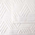 Alternate image 1 for Studio 3B&trade; Geometric Jacquard Hand Towel in Bright White