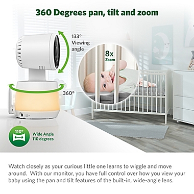 LeapFrog&reg; LF925-2HD 1080p WiFi Pan & Tilt 2 Camera Video Baby Monitor. View a larger version of this product image.