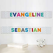 Vibrant Name Personalized Wooden Sign