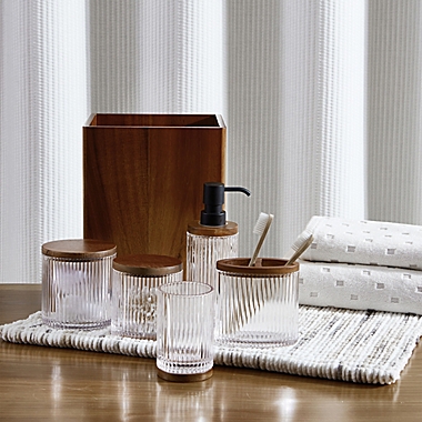 UGG&reg; Franca Bath Accessory Collection in Clear. View a larger version of this product image.