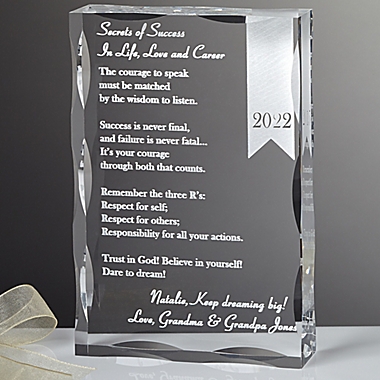Secrets of Success Keepsake. View a larger version of this product image.