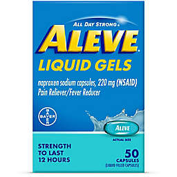 Aleve® 50-Count Liquid Gels Naproxin Sodium for Relief Pain