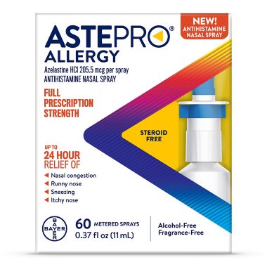 Astepro&reg; 0.78 fl. oz. 60-Count Adult Allergy Spray. View a larger version of this product image.