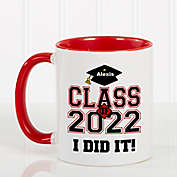 Cheers to the Graduate 11 oz. Coffee Mug in Red/White