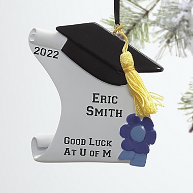Graduation Diploma Christmas Ornament. View a larger version of this product image.