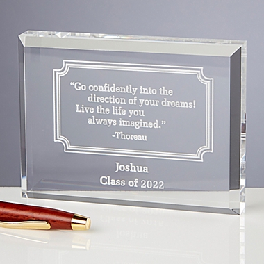 Inspiring Graduate Quotes Keepsake. View a larger version of this product image.