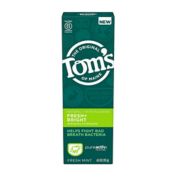 Toms of Maine&reg; 4.0 oz. Fresh + Bright Anticavity Toothpaste in Fresh Mint