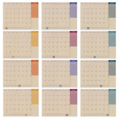 TF Publishing Kraft July 2022 - June 2023 Desk Pad Calendar | Bed Bath &  Beyond