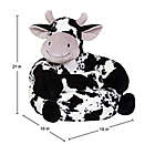 Alternate image 4 for Trend Lab&reg; Plush Cow Children&#39;s Chair in Black/White
