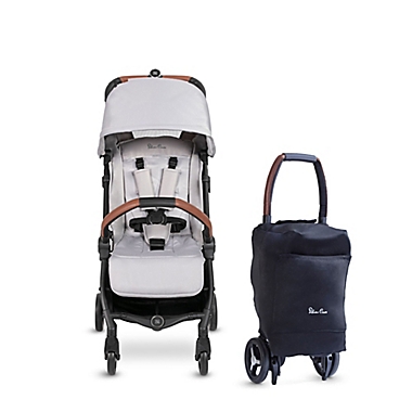 Silver Cross&reg; Jet 3 Eclipse Ultra Compact Single Stroller in Silver. View a larger version of this product image.