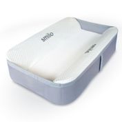 Smilo&reg; Baby Lounger in Grey/White