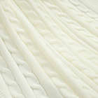 Alternate image 4 for Lush D&eacute;cor Cable Soft Knit Throw Blanket in Ivory