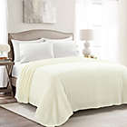 Alternate image 1 for Lush D&eacute;cor Cable Soft Knit Throw Blanket in Ivory