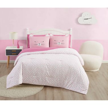 My World&reg; Cat Nap 5-Piece Twin Bed in a Bag. View a larger version of this product image.