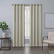 Quinn II 54-Inch Grommet 100% Blackout Window Curtain Panel in Linen (Single)