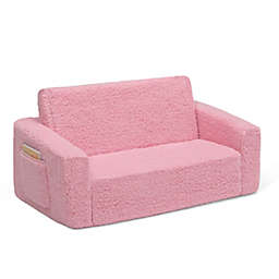 Delta Children® Cozee Flip-Out Convertible Sofa in Pink