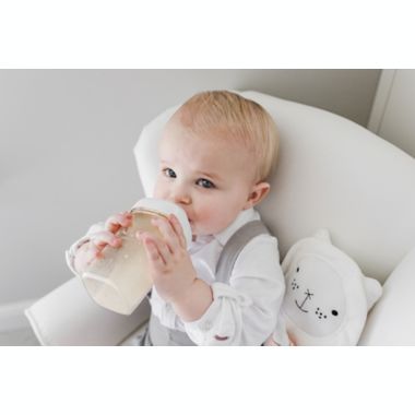 Hegen 2 oz. PCTO Feeding Bottle in Amber. View a larger version of this product image.