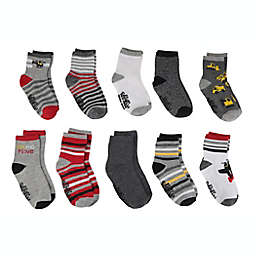Capelli® New York 10-Pack Transport Socks in Grey