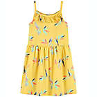 Alternate image 0 for carter&#39;s&reg; Bird Jersey Sleeveless Dress in Yellow