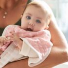 Alternate image 4 for aden + anais&reg; 2-Pack Floral Organic Muslin Cotton Burp Bibs in Pink