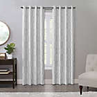 Alternate image 0 for Regal Home Collections Davinci 84-Inch Grommet Window Curtain Panel in White/Grey (Single)