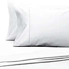Alternate image 2 for Everhome&trade; Egyptian Cotton 700-Thread-Count Queen Fitted Sheet in White