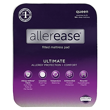 AllerEase&reg; Ultimate Fitted Mattress Pad. View a larger version of this product image.