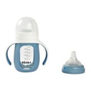 BEABA&reg; 7 oz. 2-in-1 Glass Training Cup