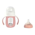 Alternate image 0 for BEABA&reg; 7 oz. 2-in-1 Glass Training Cup in Rose