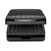 George Foreman&reg; 2-Serving Indoor Grill and Panini Press in Black