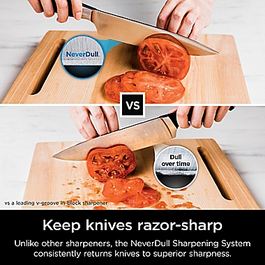 Ninja&trade; Foodi&trade; NeverDull&trade; System Premium Chef Knife &amp; Knife Sharpener. View a larger version of this product image.