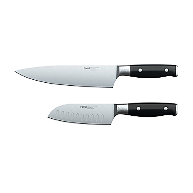 Ninja&trade; Foodi&trade; NeverDull&trade; System Premium 2-Piece Chef and Santoku Knife Set. View a larger version of this product image.